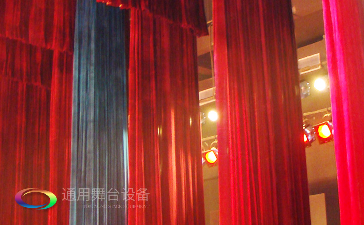 舞臺(tái)阻燃幕布外形尺寸、褶比